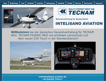 Tablet Screenshot of intelisano-aviation.de